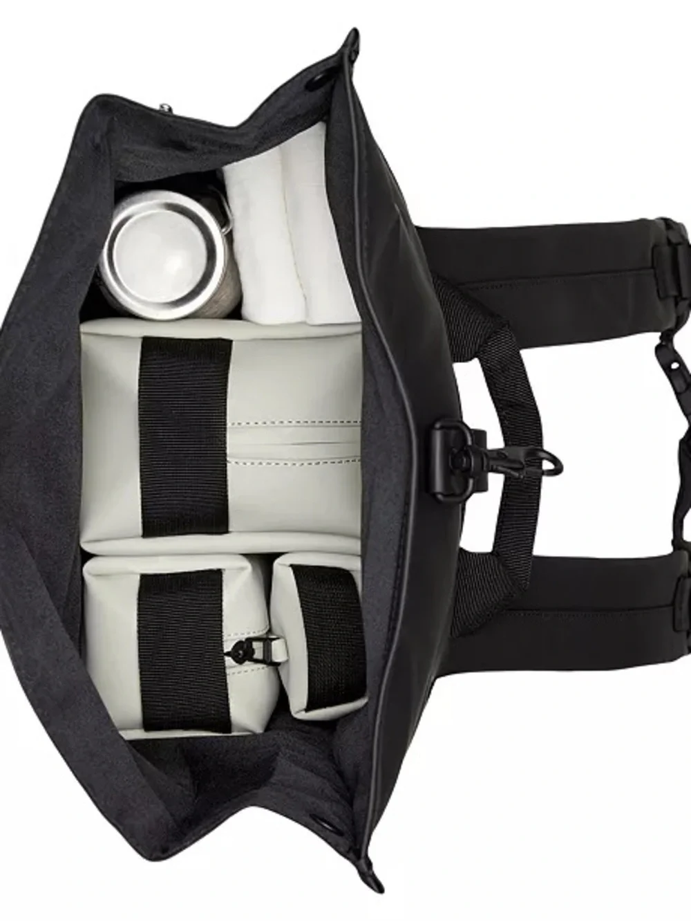 Rains black rolltop
